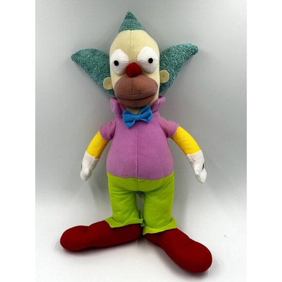 Krusty the Clown Plush Toy Factory The Simpsons Stuffed Doll 15" 2020 - Picture 1 of 7